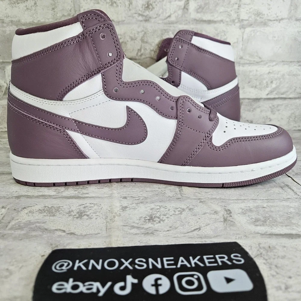 Nike Air Jordan 1 Retro OG High White Sky J Mauve DZ5485-105 Men's Size 11.5